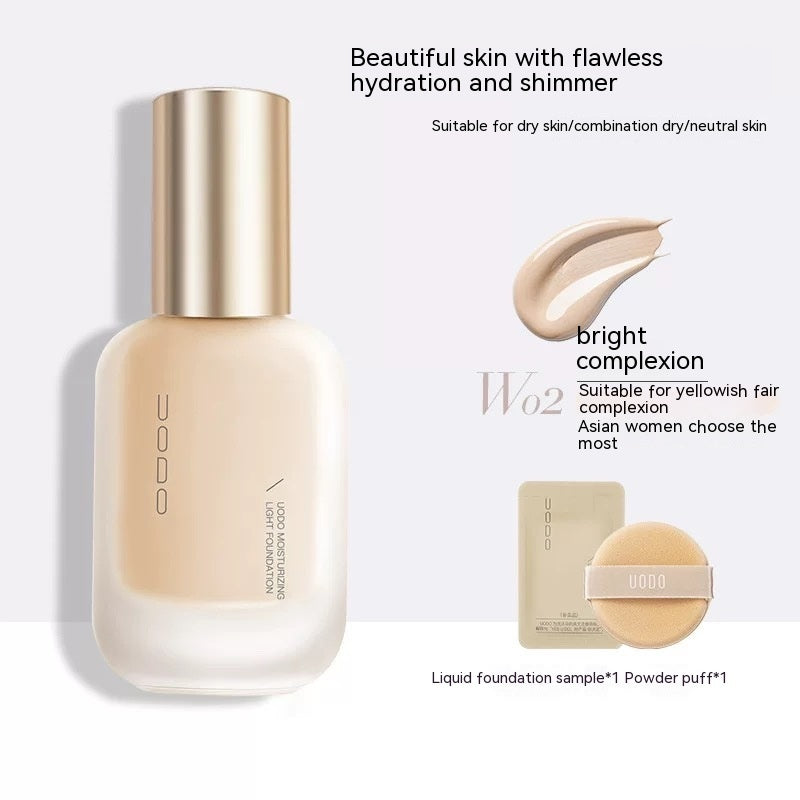 UODO Liquid Foundation Long-lasting Moisturizing Concealer Cream Foundation Moisturizing