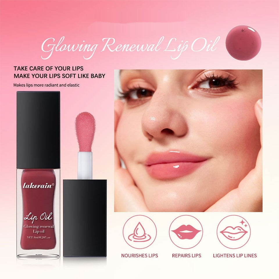 Lakerain Glow Lip Gloss Nourishing Moisturizing Brightening