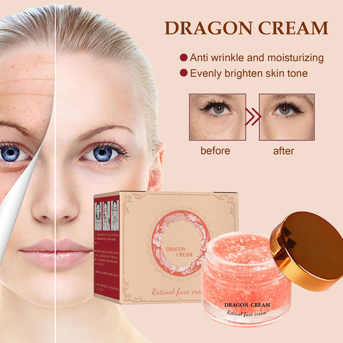 Dragon Cream Firming Skin Deep Cleansing