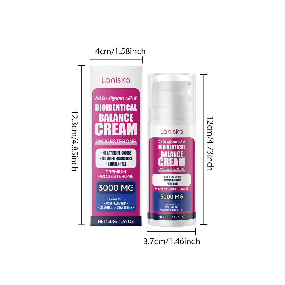 Laniska Progesterone Menopause Comfort Cream For Women