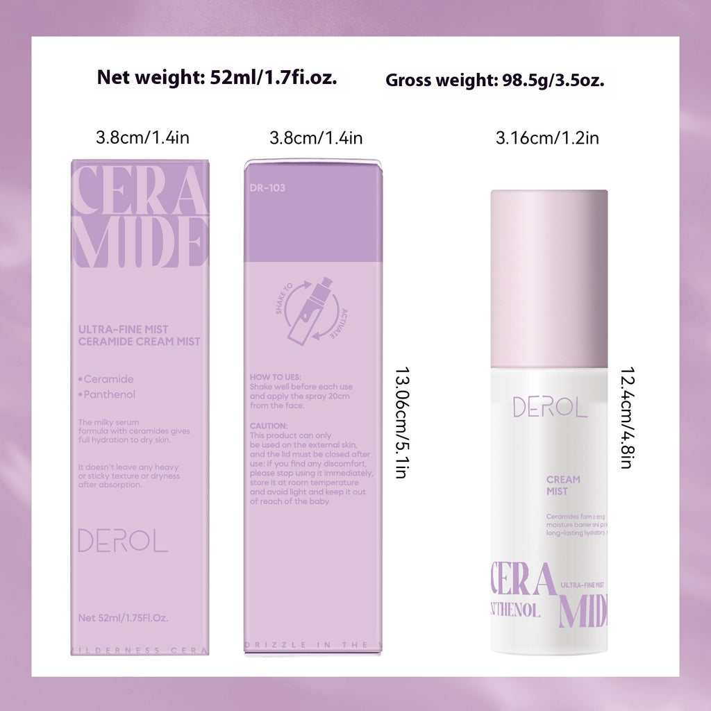 Derol Cream Spray Ceramide Skin Primers Hydrating