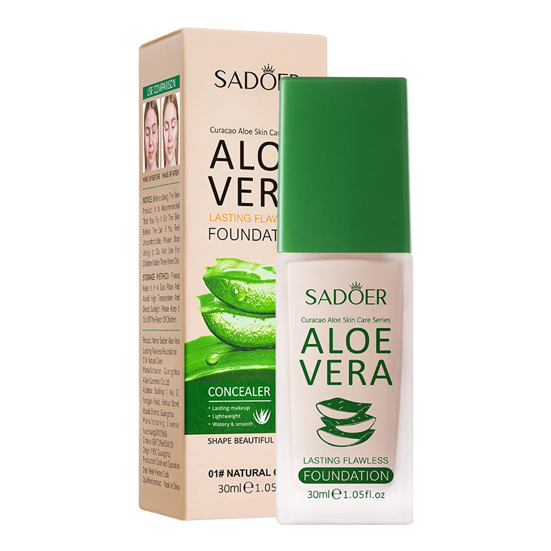 Sadoer Full Coverage Concealer Foundation Cream Makeup Cosmetic