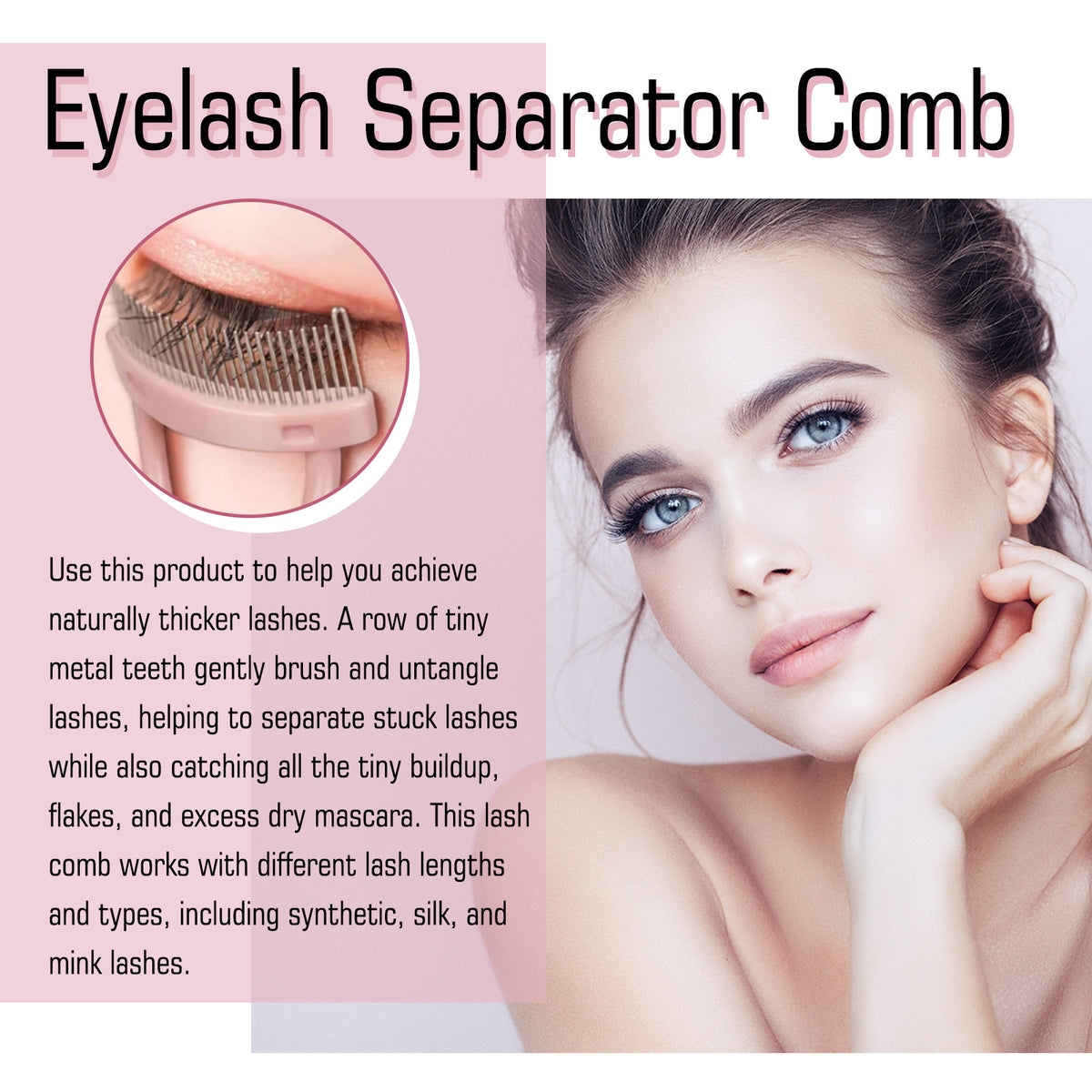 Eyelash Filter Separator Comb Multifunctional