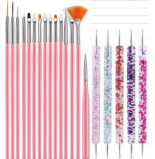 Nail Art Brush Line Drawing Set
