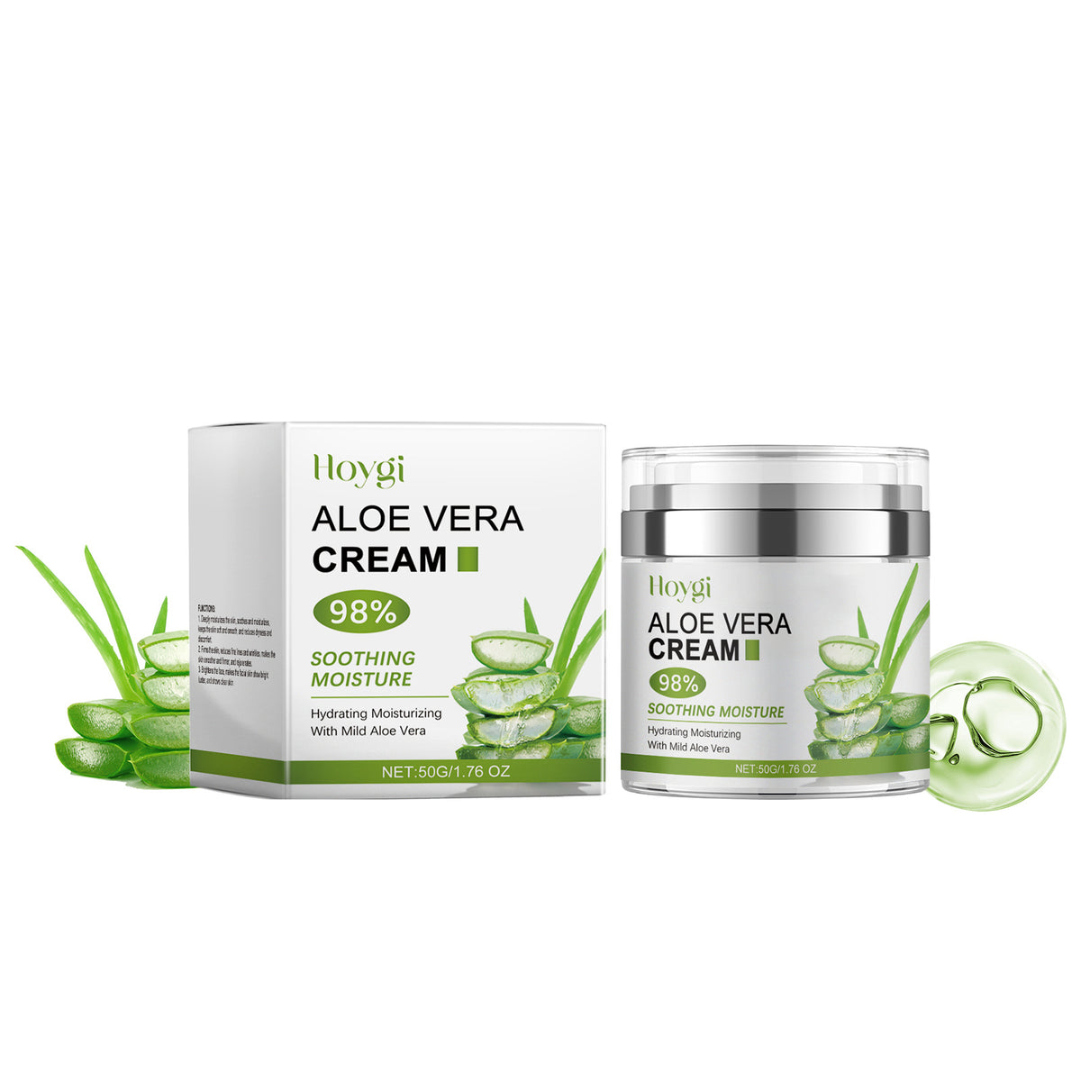 Hoygi Aloe Moisturizing Facial Cream Mild Replenishment