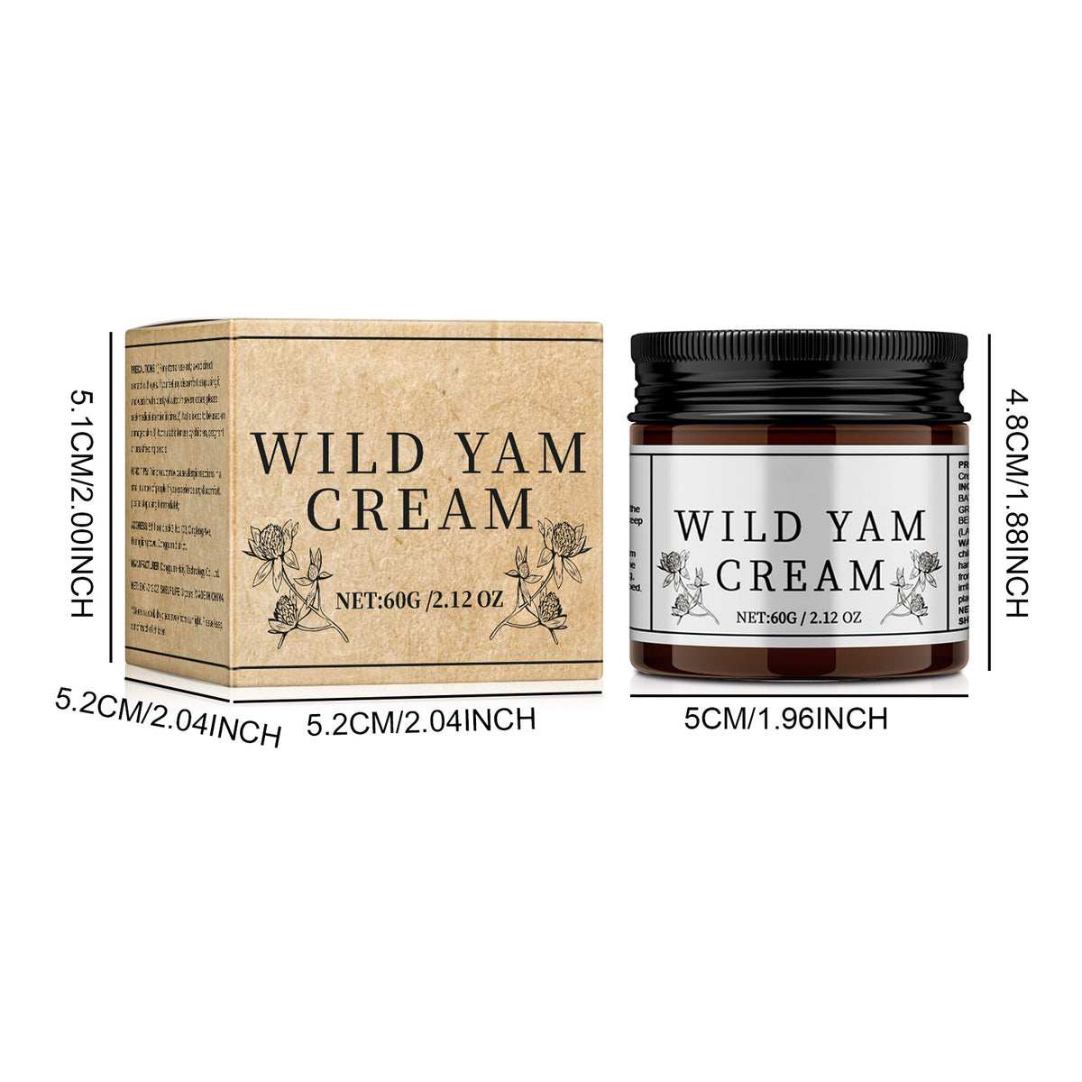 Wild Yam Organic Cream Natural Wild Yam Moisturizing
