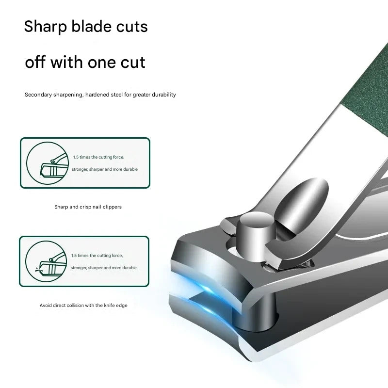 German Seiko Portable Dark Green Nail Clippers Set 6-piece Nail Clippers Set Home Nail Clippers