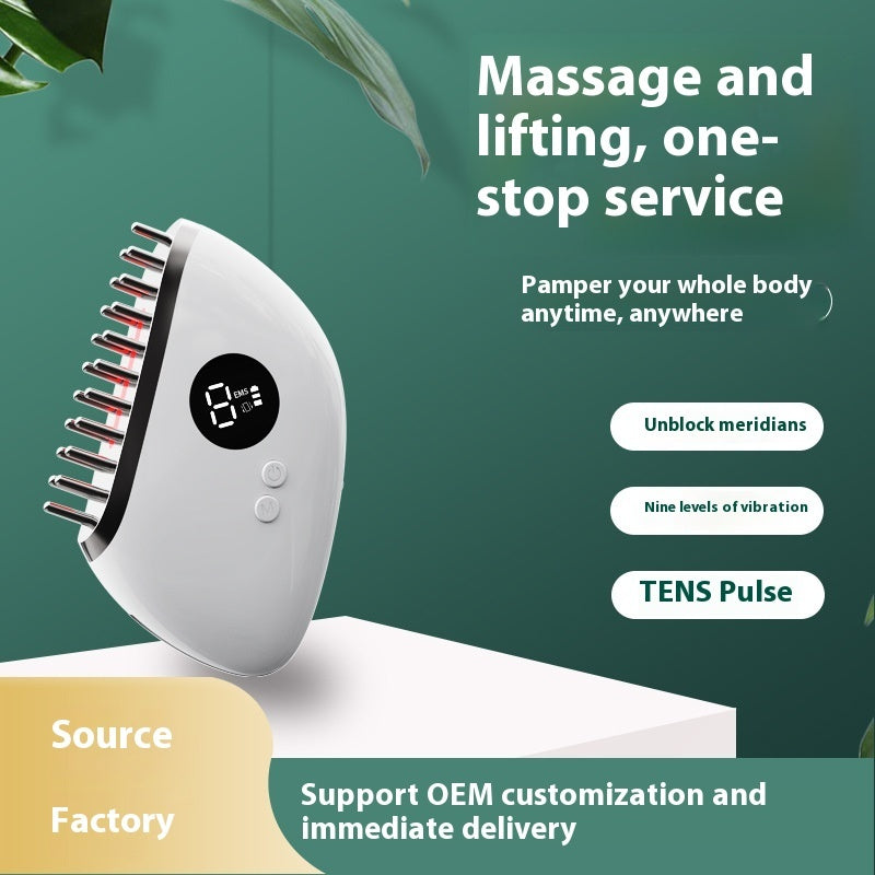 Head Meridian Massage Comb Household Portable Electric Gua Sha Scraping Massager