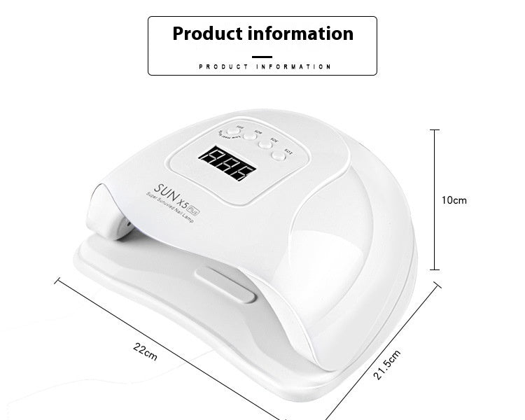 Sun Large Space Double Light Source Quick-drying Wear Nail Dryer