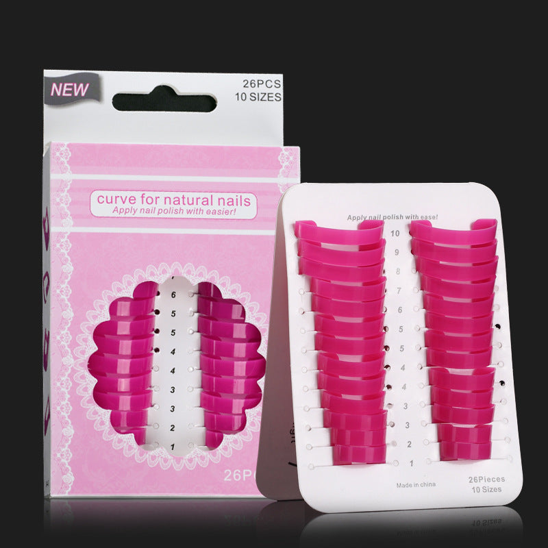 French printing nail polish model clip