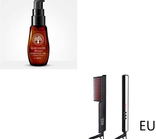 Laikou Ladies Straightening Comb Men's Multifunctional Hair Comb With Hair Care Essential Oil 40ml