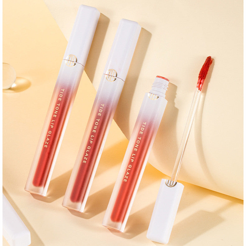 Tide Tone Air Lip Glaze Lip Mud Does Not Fade Does Not Stick To Cup Fog And Moisturizes For A Long Time