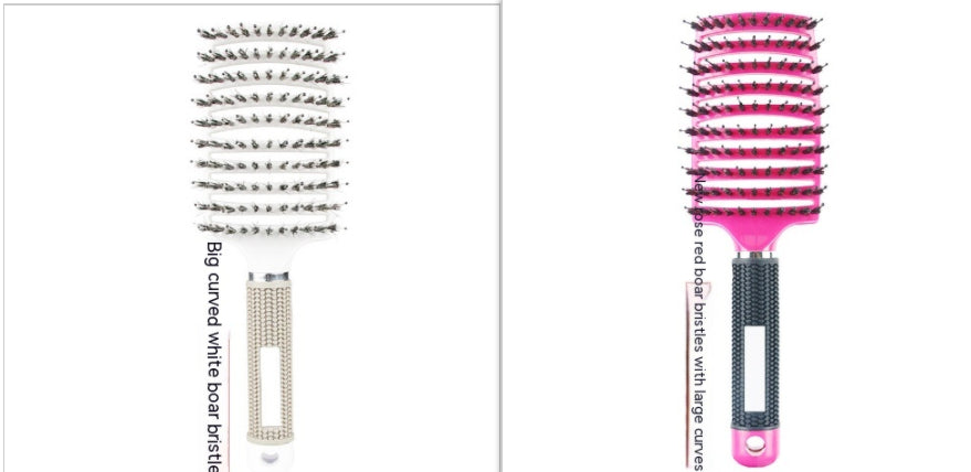 Big Curved Comb Bristle Massage Comb Eight Claws