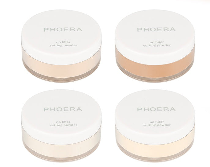 Phoera Loose Face Powder Translucent Smooth Setting Foundation Makeup