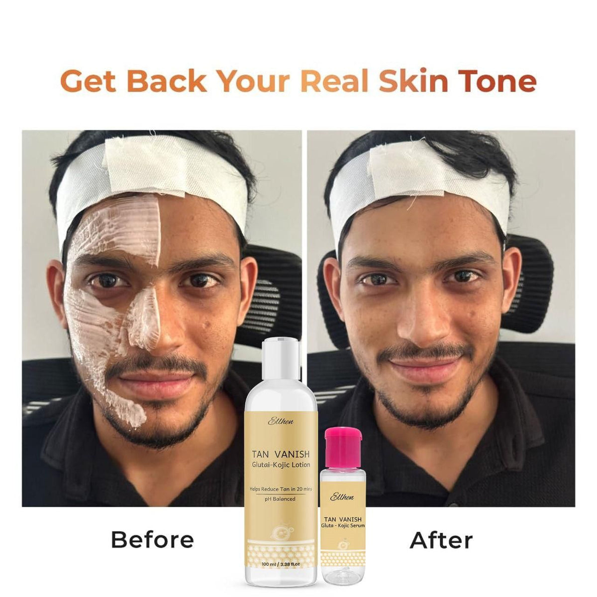 Euhen Tan Vanish Glutai Kojic Lotion and Gluta Kojic Serum 100 ml