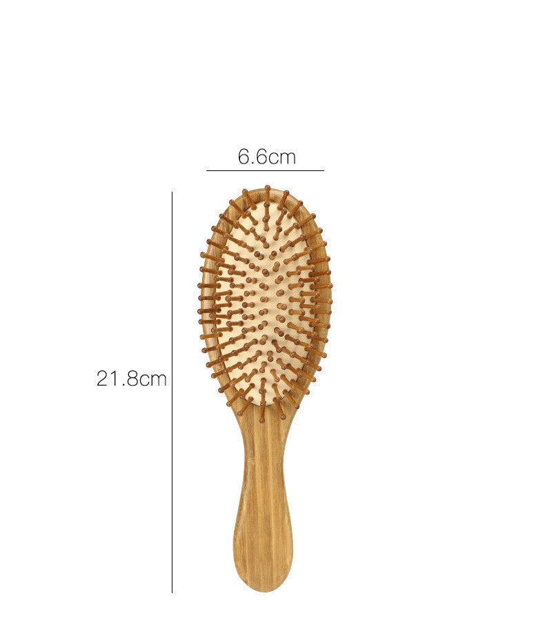 Bamboo Bamboo Cushion Massage Comb Carbonized Bamboo Comb