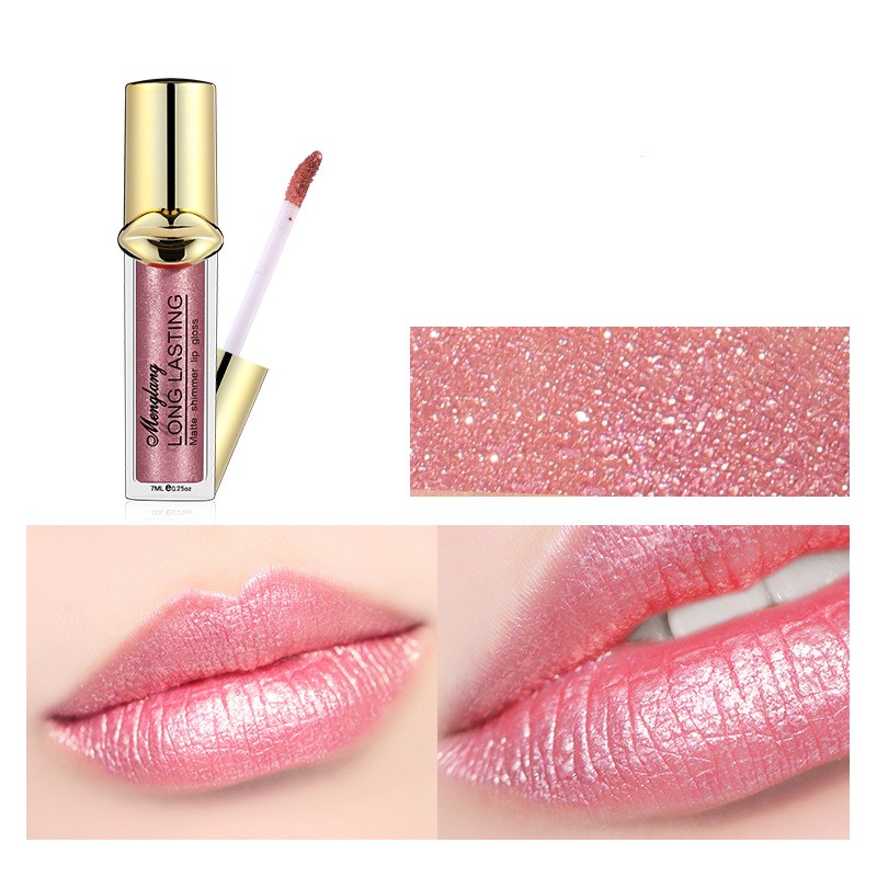 Menglang Metallic Pearlescent Matte Lip Gloss