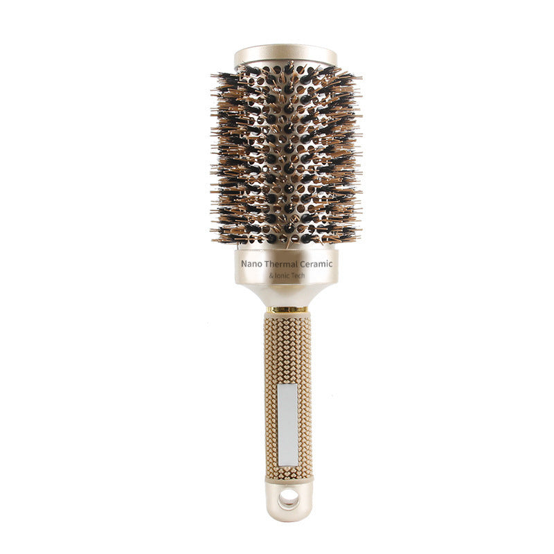 Bristle Hair Curling Comb Big Wave Curly Hair Aluminum Tube Comb
