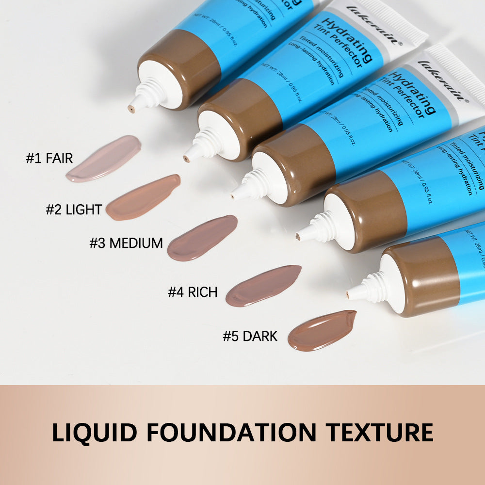 Lakerain Long-Lasting Moisturizing Even Skin Color Concealer Moisturizing Light Foundation Cream
