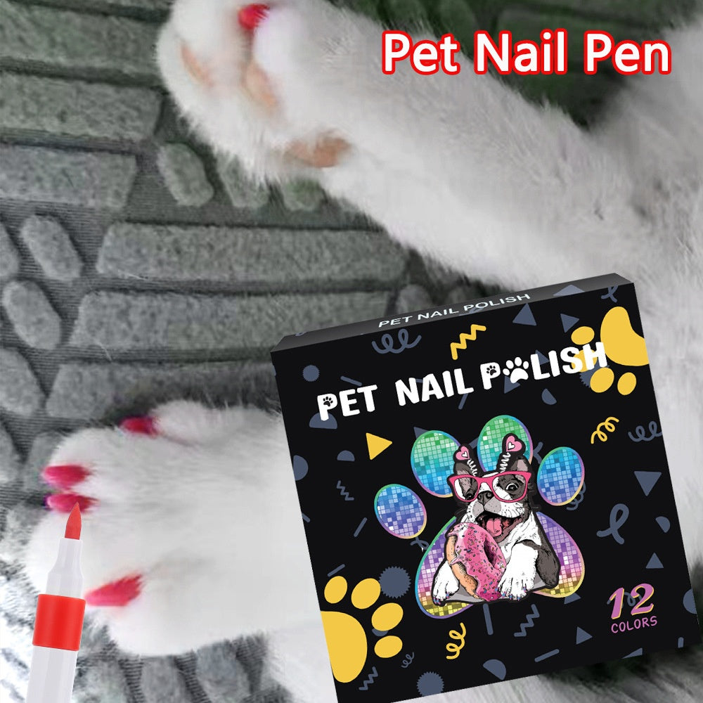 Aerylie Arclic Marker Opaque Color Nail Brush Graffiti Water-based Laminated Pet Manicure