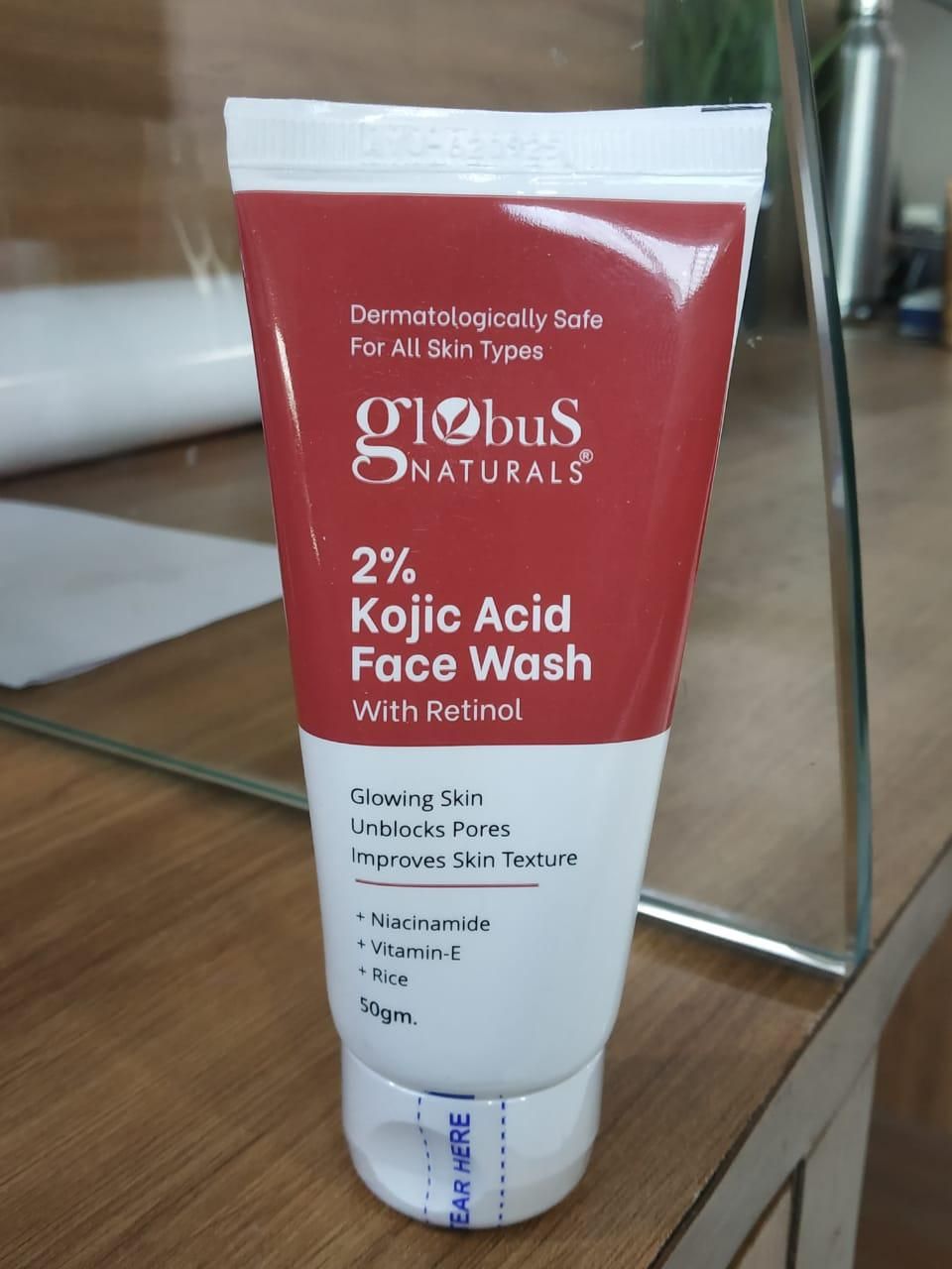 Globus Naturals Kojic Acid Facewash?125 Gm (Pack of 2)