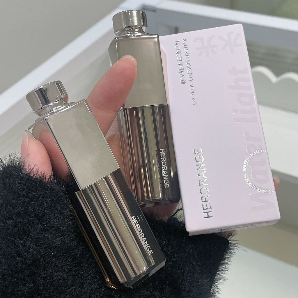 HeroRange Lip Light Words Fantasy Lipstick Clear Moisturizing Water Light Mirror