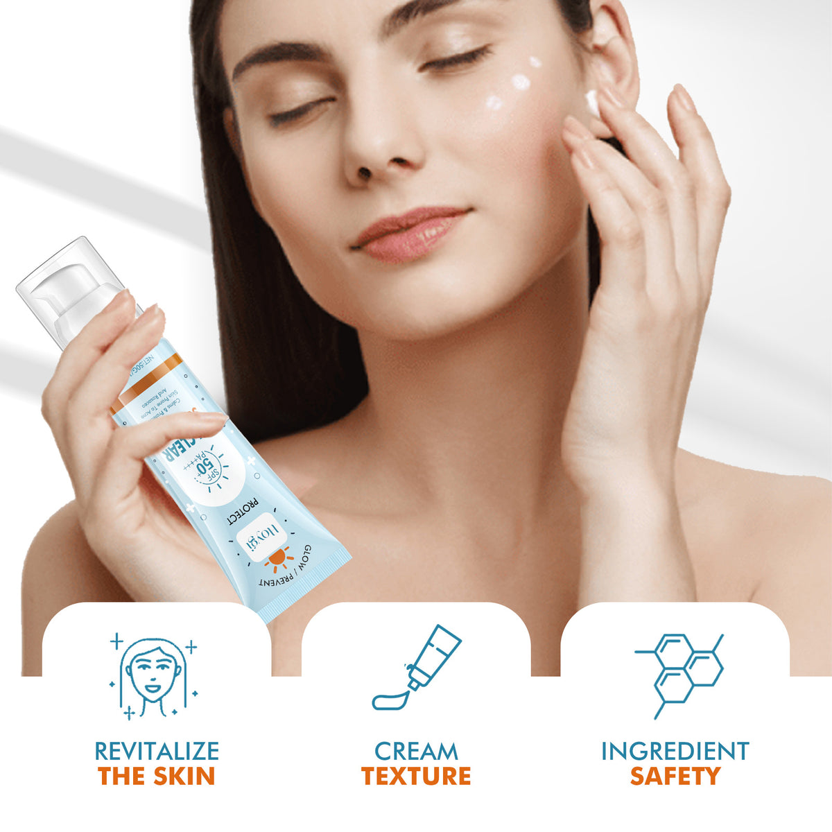 Hoygi Refreshing Protective Cream Summer Outdoor