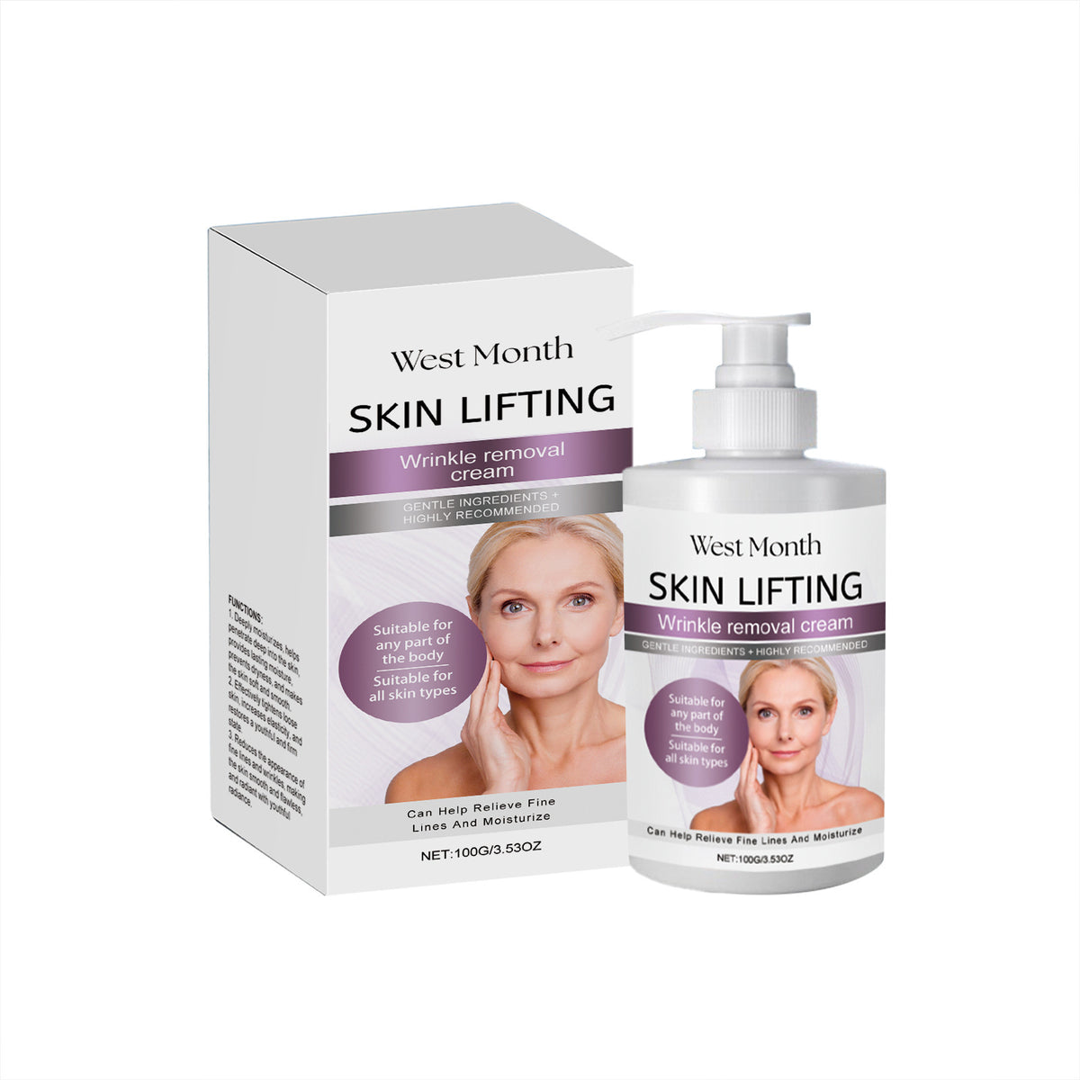 West Month Moisturizing Body Cream Gentle Moisturizing Skin