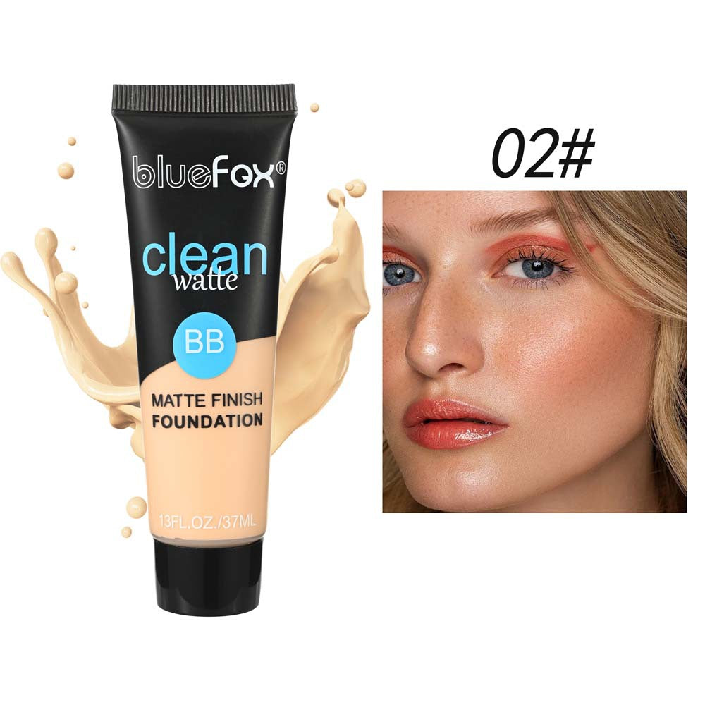 BlueFox Facial Moisturizing Matte Concealer Lightweight Oil Control And Waterproof Sweat-proof Liquid Foundation