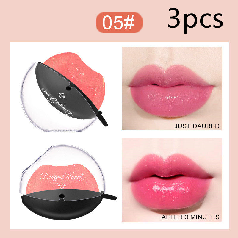 Dragon Ranee Lazy Lips Pearlescent Glitter Lipstick Is Not Easy To Fade, Warm And Moisturizing Lipstick