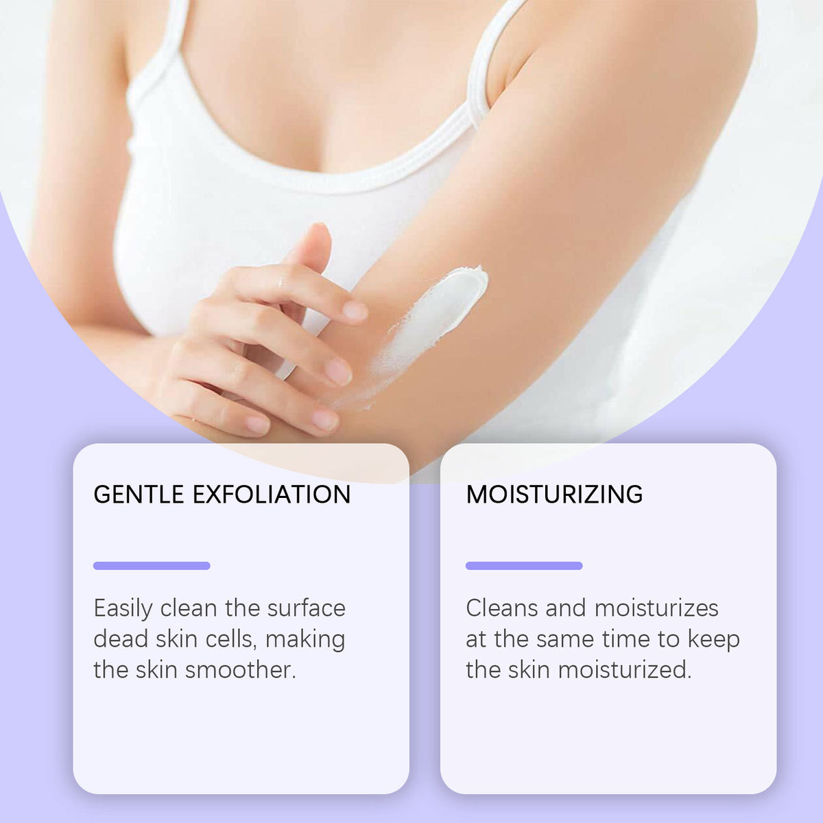 Jaysuing Blueberry Caramel Body Scrub Cream Mild