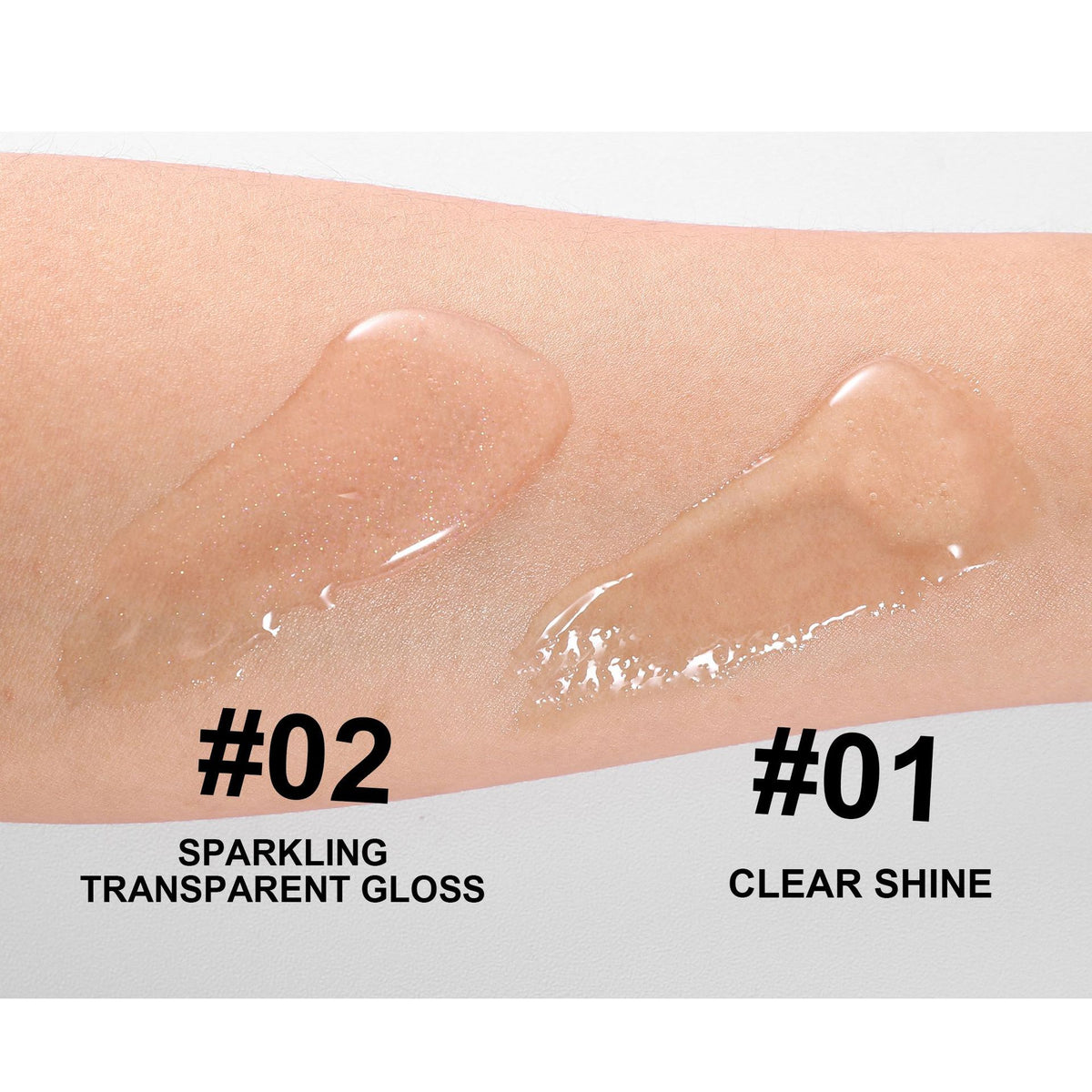 Handaiyan Transparent Dried Flower Lip Gloss Mirror Water Light Lasting