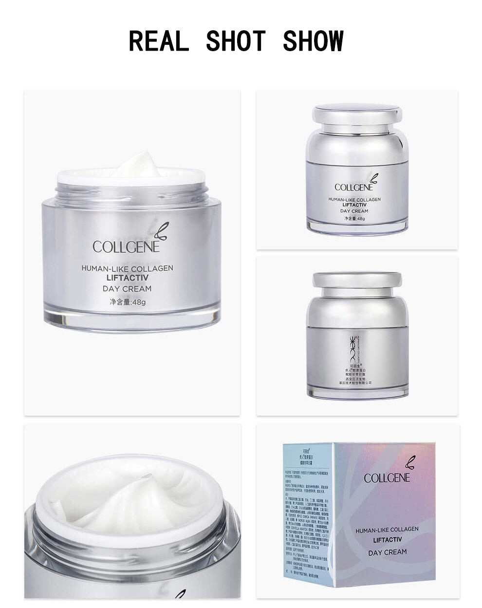 Collgene Human-like Collagen Boosting Day Cream 48g