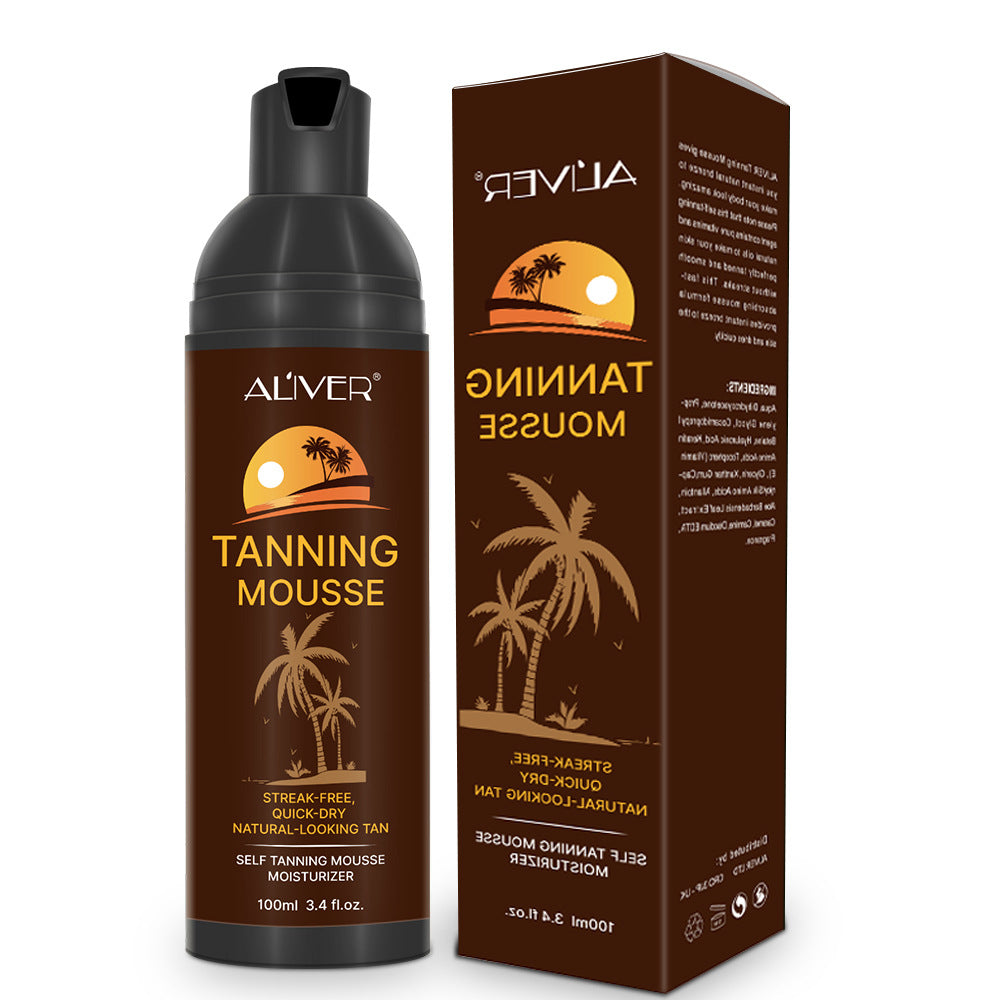 Aliver Bronze Tanning Cream Sunless Wheat Color