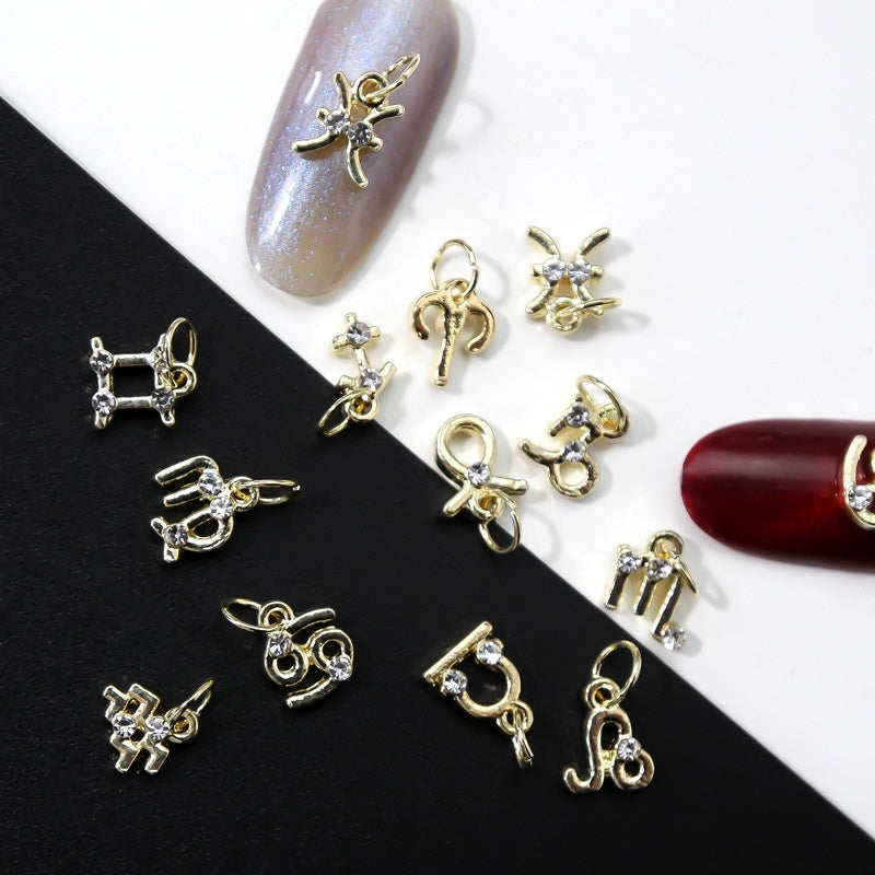 Constellation Ring Alloy Accessory 3D Nail Art