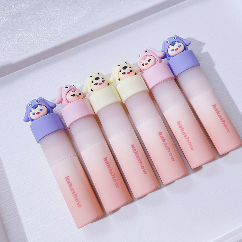 Kakashow Women's Cute Cute Velvet Matte Not Easy To Stick Lip Glaze