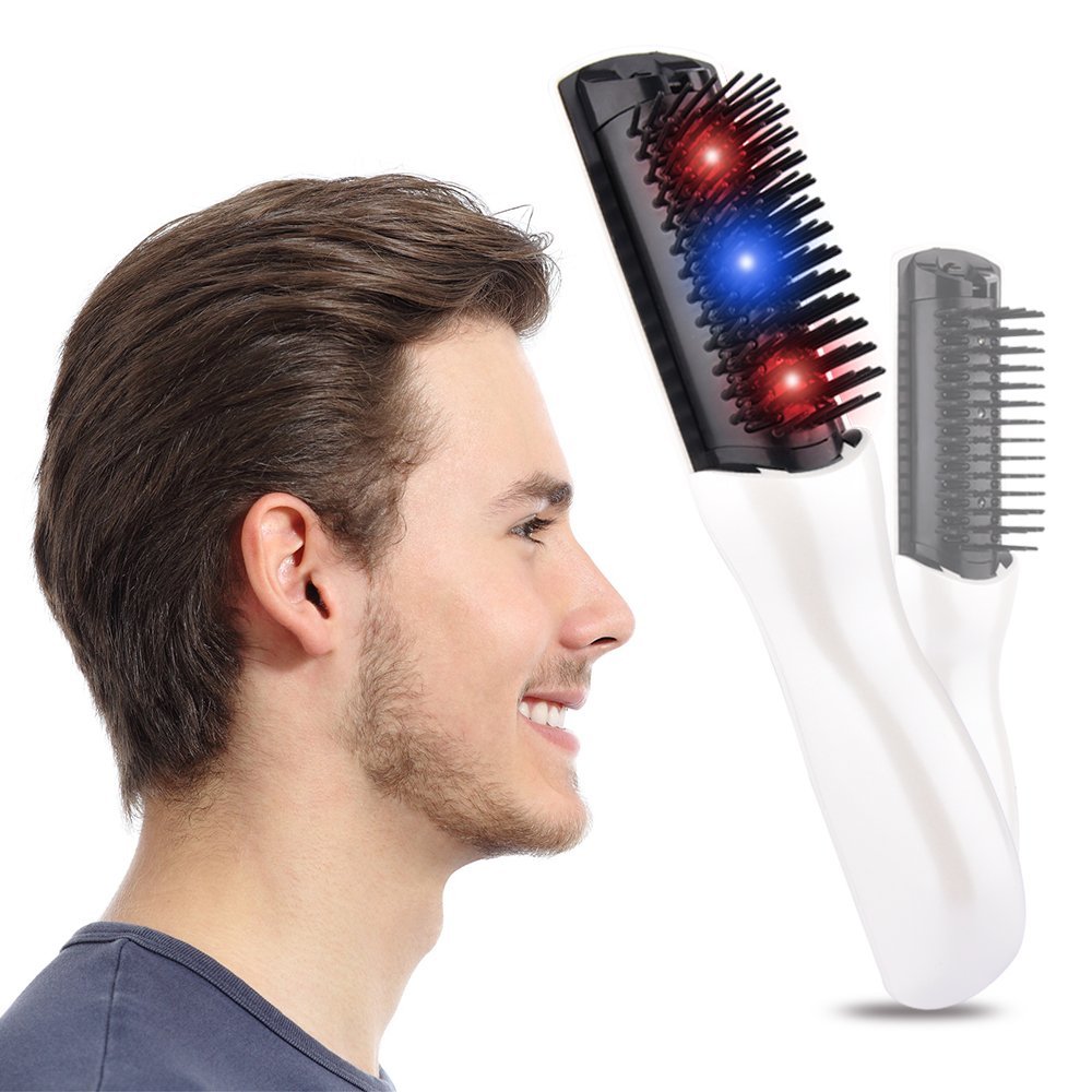 Health Herald Electric Head Massage Comb Healthy Scalp Vibration Comb Portable Household Battery Massage Comb