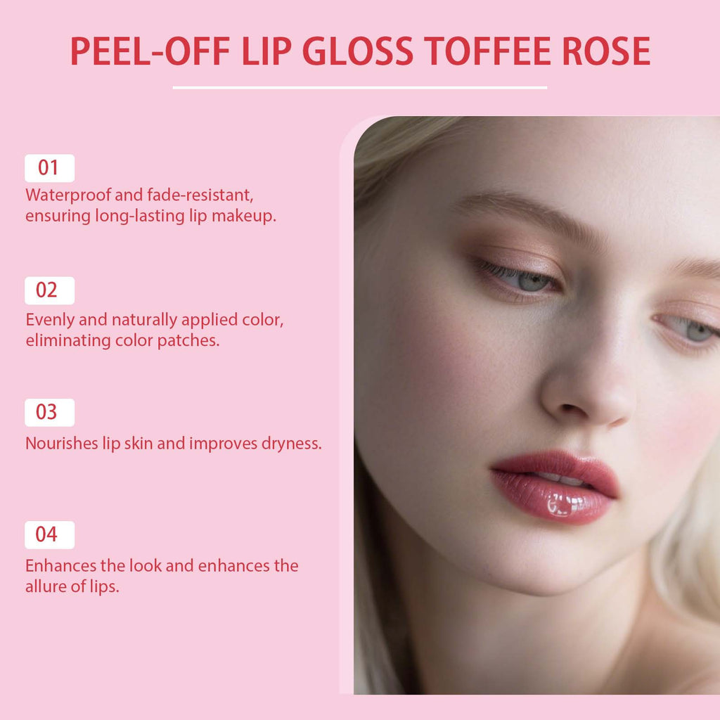 CoolRose Smudge-proof, Easy-to-color Peel-off Lip Tint Series
