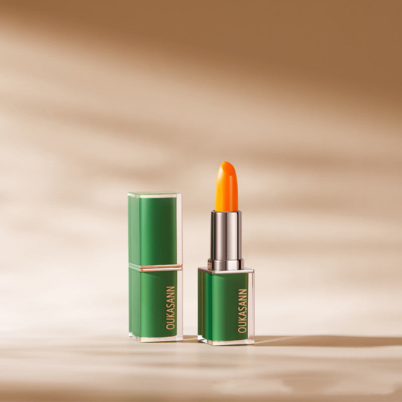 Oukasann Carotene Temperature Change Lipstick Nourishing Moisturizing