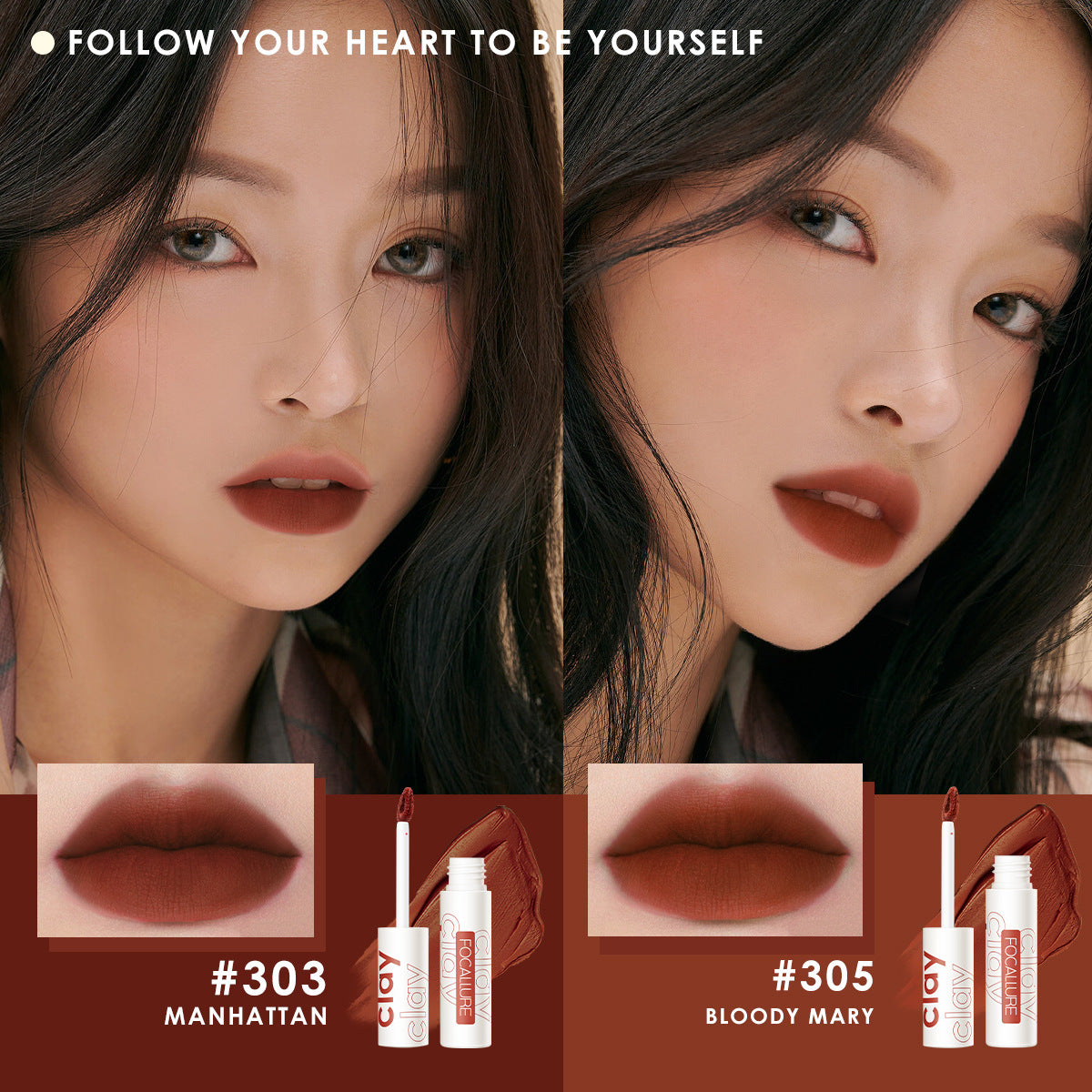 Focallure Long-lasting Easy To Color Matte Finish Lip Mud