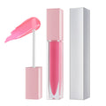 Your Logo Lip Honey Matte Lipstick Glossy Clear Frosted Square Tube