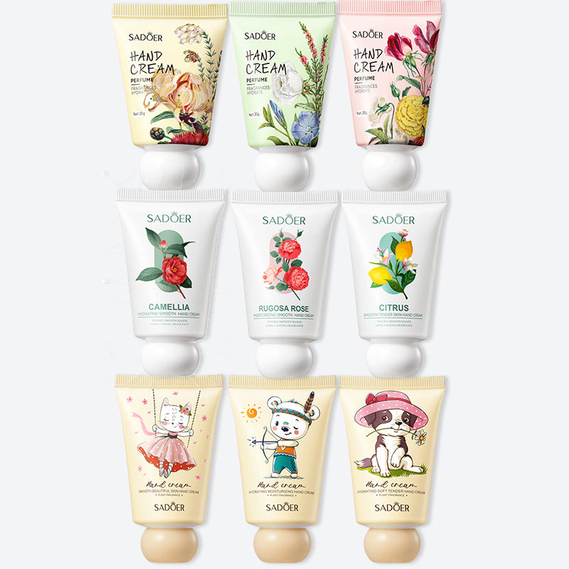 Sadoer Floral Plant-scented Hand Cream Moisturizing Anti-dryness Hand Cream