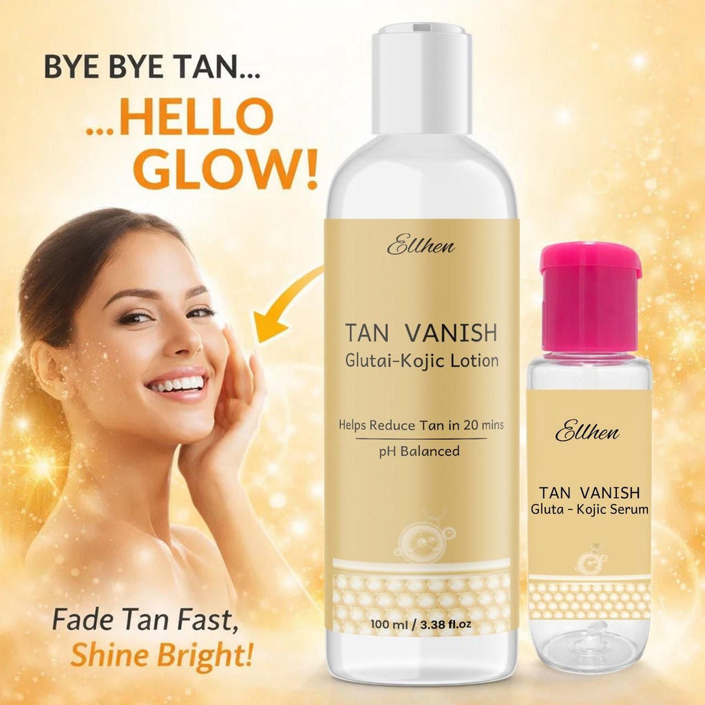Euhen Tan Vanish Glutai Kojic Lotion and Gluta Kojic Serum 100 ml