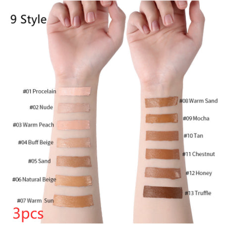 Langmanni Makeup Liquid Foundation Oil Control Concealer