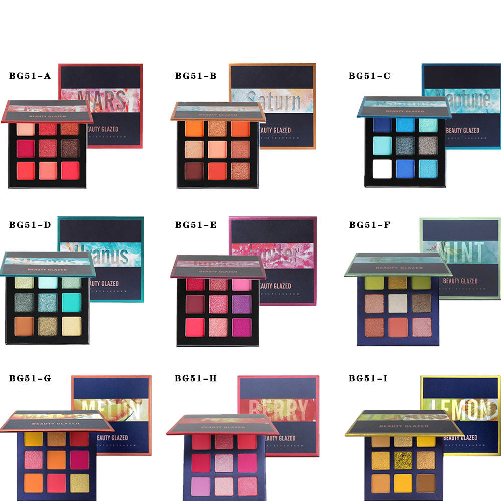 Jupiter Beauty Glazed Eyeshadow Palette
