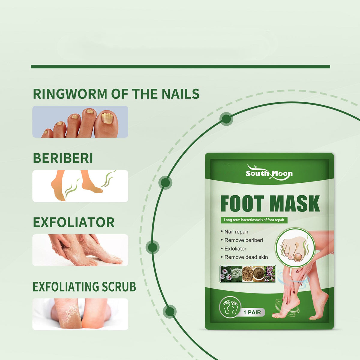 South Moon Nail Nourishing Foot Mask