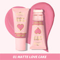 Dimshow Big Head Sponge Head Velvet Skin Feeling Lip And Cheek Dual-use Moisturizing Blush