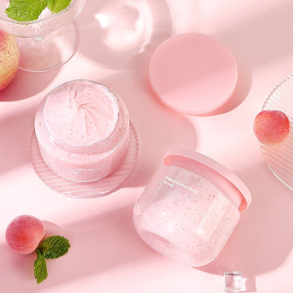 Heyxi Peach Cream Body Scrub Cream