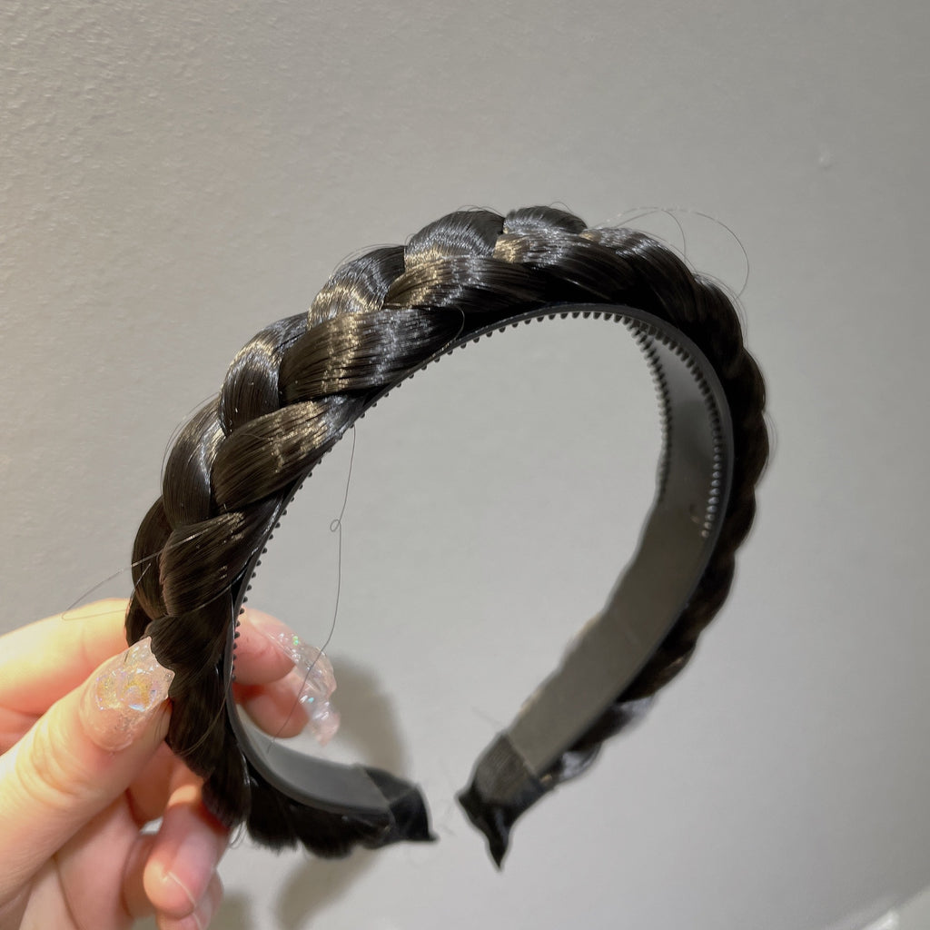 Fabric Wig Braid Headband Handmade Fishbone Hair Accessories