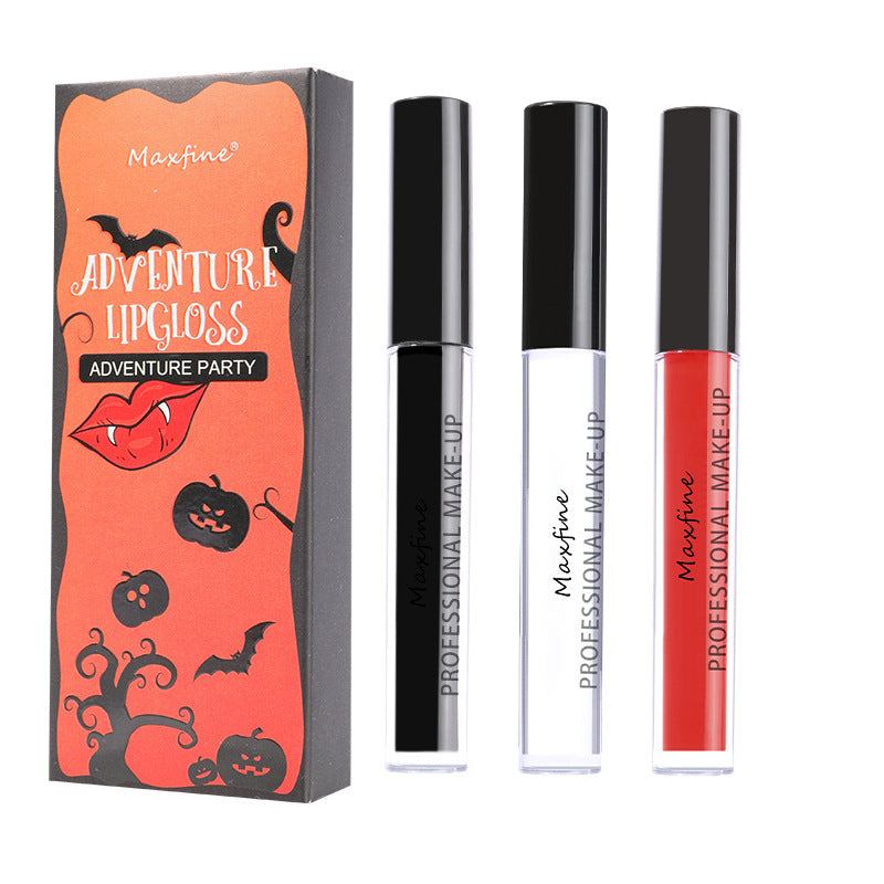Maxfine Halloween Lipstick Lip Glaze No Stain On Cup